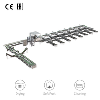 Jiuheng Commerciële Citrusvruchtensorteermachine 1.5kw Motor Verbetert De Sorteerefficiëntie Wasdrogen 220V Aardappelui