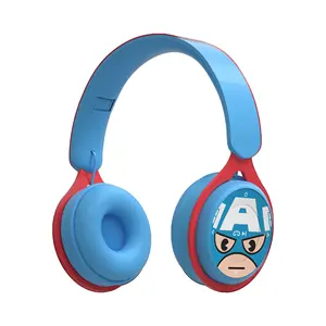 Spider Man Surround Stereo Fashion Benutzer definierte BT Wireless-Kopfhörer für Mobiltelefone für Kinder/Erwachsene