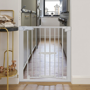 Barrière de sécurité extra large pour bébé, à fermeture automatique, pour escaliers, porte de sécurité pour bébé à fixation par pression, <span class=keywords><strong>portillon</strong></span> de sécurité pour enfant, barrière de sécurité en métal pour bébé - Product Image 3