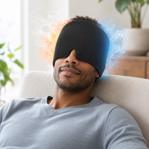 Bandeau rafraîchissant et chauffant réutilisable en tissu hydrogel extensible personnalisé pour soulager les migraines, idé<span class=keywords><strong>al</strong></span> pour <span class=keywords><strong>dormir</strong></span>, se reposer et se détendre - Product Image 1