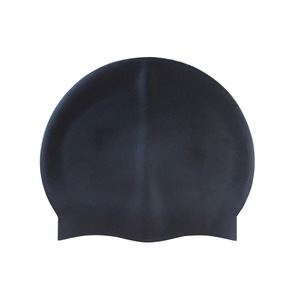 Bonnet de bain en silicone 65g, couleur unie, pour adultes, plongée, sports nautiques - Product Image 1