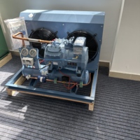 Offre Spéciale : Unité de Condensation Économe en Énergie à Deux Ventilateurs 5 CV 380 V R-404A pour Compresseur PLC pour Réfrigération Semi-Hermétique