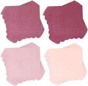 Serbet Kertas Koktail Boho Warna Gradasi Kustom Dengan Logo Bergaris Tebal Sekali Pakai Untuk Pesta Makan Malam - Product Image 5