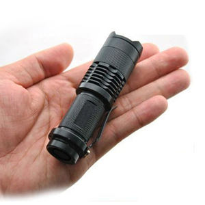 Heißer Verkauf billig sk68 Zoom einstellbarer Fokus 3 Modi beste Mini-Werbe geschenk tragbare kleine Taschenlampe mit Stift clip - Product Image 2