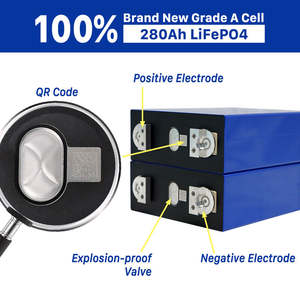 Batería Lifepo4 3.2V Lfp 280Ah en Stock en la UE, Batería Lifepo4 de Grado A de 314Ah, Baterías de Iones de Litio de 280 Ah para Sistemas de Almacenamiento de Energía - Product Image 3