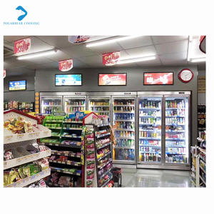 Enfriador sin llamar Supermercado Floristería Exhibición de almacenamiento de <span class=keywords><strong>cerveza</strong></span> Cámara frigorífica con puerta de vidrio - Product Image 5