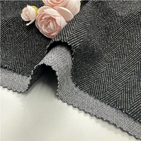 Tissu Tweed Viscose/Polyester 380 GSM de Haute Qualité et Confortable avec Tricot Jacquard REYONG SPANDEX pour Costumes, Pantalons, Garçons, Filles, Sacs