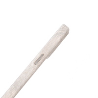 Étui de téléphone en lin beige pour iPhone, coque de protection minimaliste, légère et fine
