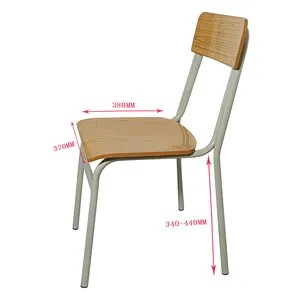 the cheapest Hot selling kid plywood desk bench size table and chairs for school