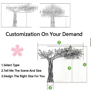 Matrimonio decorativo grande fiore albero 6m esteso artificiale ciliegio alberi per la <span class=keywords><strong>vendita</strong></span> - Product Image 6