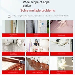 Échantillon gratuit de mastic en <span class=keywords><strong>mousse</strong></span> de polyuréthane, agent d'étanchéité pour portes et fenêtres, remplissage imperméable, adhésif d'expansion pour utilisation en transport - Product Image 2
