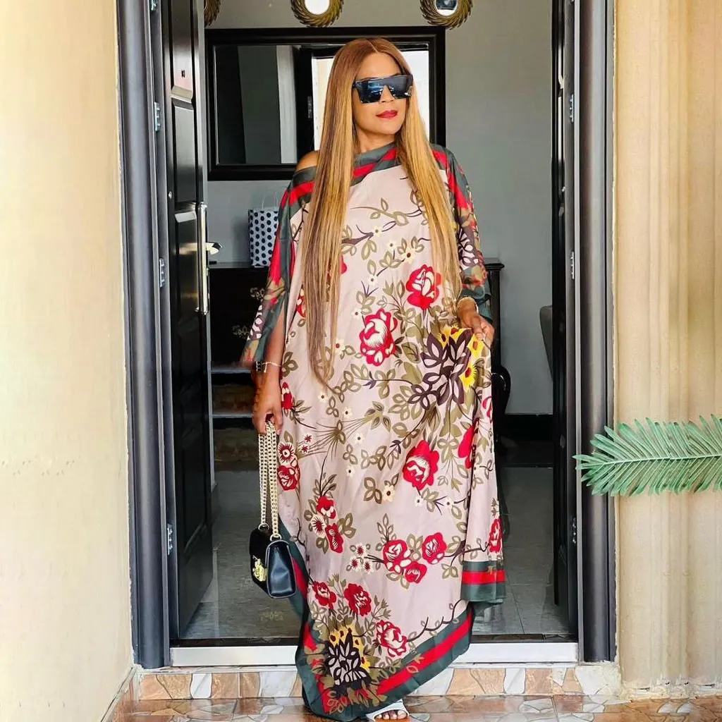 Vente en gros Robe de style Afrique du Sud pour femmes Robe imprimée longue pour dames à la mode musulmane pour femmes noires