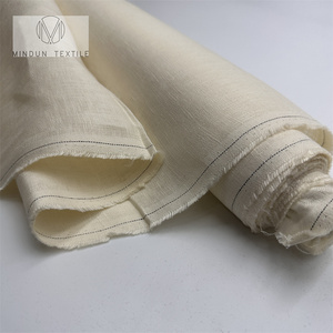 Mindun 100% tela teñida lisa de lino puro para camisas sofá cortinas vestido pantalones muestra <span class=keywords><strong>gratis</strong></span> Moq 1 metro listo para enviar - Product Image 2