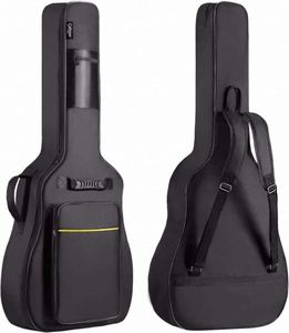 Bolsas de guitarra elegantes de fábrica BSCI, acolchadas, resistentes al agua, con correas ajustables dobles y correa para guitarra. - Product Image 1