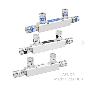 HQ MEDICAL <strong>Hospital</strong> <strong>Gas</strong> Connection <strong>French</strong> Standard for O2/N2O/CO2 <strong>Gas</strong> Terminal - Product Image 3