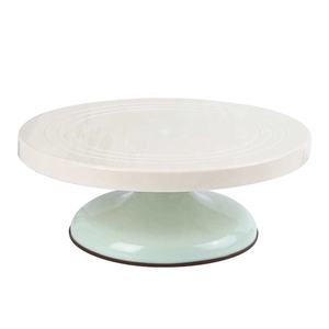 Durable Food-grade Plastic Modern 10 Inch <strong>Cake</strong> <strong>Stand</strong> Anti - Slip Base Smooth 360&deg; Rotation <strong>Cake</strong> Turntable - Product Image 6