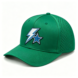 Casquette de baseball en maille avec logo brodé personnalisé, visière légèrement incurvée, casquette trucker à 6 panneaux, casquette snapback en maille - Product Image 2