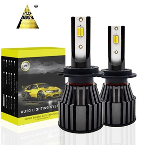 Ampoule <span class=keywords><strong>LED</strong></span> UGGV 3 couleurs CSP 6000K 4300K 3000K Tous types de douilles H1 H3 H4 H7 H11 9005 9006 Faisceau 360° Super Lumineux 50W - Product Image 1