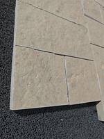 Pierre de parement en pierre calcaire beige naturelle, durable, à prix abordable, pour cheminée de villa de luxe, surface fendue