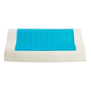 Almohada de espuma viscoelástica transfronteriza, color lechoso, forma ondulada, firmeza media, con soporte refrescante de bolsa de hielo para uso en dormitorio - Product Image 1