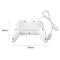 Controlador con cable de segunda generación con motor de vibración para Nintendo Wii Pro Gamepad Manette Mando