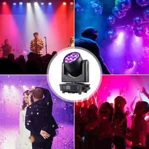 7x40W dẫn di chuyển đèn DMX dẫn chùm mini 7*40W <span class=keywords><strong>RGBW</strong></span> 4 trong 1 <span class=keywords><strong>zoom</strong></span> rửa di chuyển đầu ánh sáng DJ ánh sáng sân khấu - Product Image 5