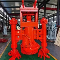 Pompa Pasir Submersible Listrik Sentrifugal untuk Lumpur, Kerikil, dan Lumpur Kental, Tahan Aus Krom Tinggi untuk Penambangan Sungai