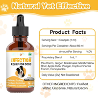 Probiotiques liquides en gouttes pour animaux de compagnie OEM, pour chiens et chats, santé intestinale, soutien immunitaire, absorption rapide, aide digestive, vitamines, minéraux