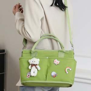 Multiple Pockets and Adjustable Shoulder Strap Polyester <b>Crossbody</b> Mommy <b>Bag</b> - Product Image 2