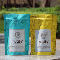 Sachet Doypack Personnalisé en Aluminium Coloré Thermoscellable, Refermable, Étanche à l'Eau et à l'Humidité, avec Fermeture Ziplock en Plastique pour Aliments pour Animaux