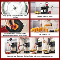 Artículos para el Hogar, Mezclador de Pastel de 5.5L, Máquinas para Mezclar Masa, Amasadora, Batidora de Pedestal Impastatric