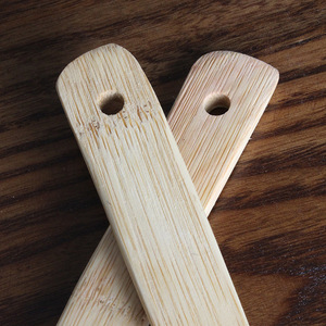 Creatieve Saladeschep 6-delige Lepel- en Schepset Bamboe Keukenkookgerei <span class=keywords><strong>Set</strong></span> - Product Image 4