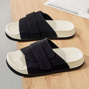 Women's Slippers Men's Slippers Open <b>Toe</b> Design Breathable Slippers stylish men's shoes Outdoor beach Casual walking style Shoes - Product Image 1