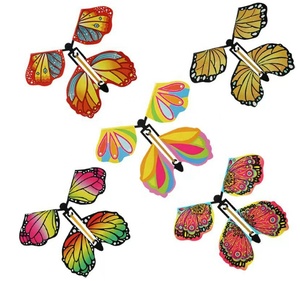 Farfalla Volante, Nuovo Giocattolo Curioso, Segnalibro Regalo, Rosso, con Funzione Scuotibile, per Oggetti di Scena in Carta, 5-7 Anni, Unisex, Disponibilità Immediata dalla Fabbrica - Product Image 2