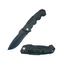Couteau de poche tactique pliable, acier 3Cr13 revêtu noir, manche G10, bouton de pouce, verrouillage Liner Lock, EDC, camping, chasse, bricolage, OEM
