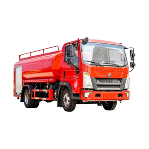 Camión de Bomberos Howo 4x2 para Jardinería, Rescate de Emergencia, 5 Metros Cúbicos, para Agua Contra Incendios - Product Image 1