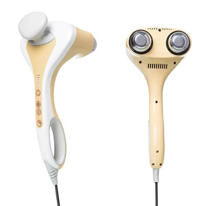 Ita Home Handheld Massager Neck Cervical Spine Vibration Kneading Massage Wired Plug In Light Yellow - Product Image 1