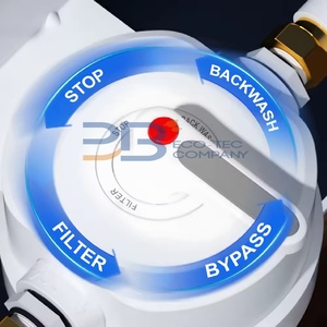 Contenitore per Filtro Pre-Purificatore d'Acqua Facile da Installare 10/20*4.5 Pollici con Valvola <span class=keywords><strong>di</strong></span> Controllo e Bypass per Hotel - Product Image 6