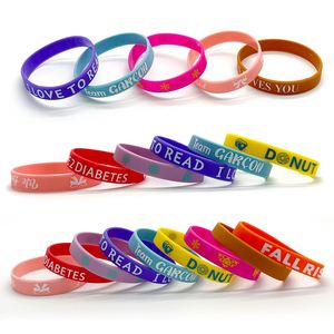 Bracelets en caoutchouc personnalisés OEM, bracelets en silicone pas chers, bracelets personnalisés avec LOGO - Product Image 4