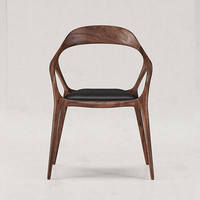 Chaise de salle à manger classique rétro en bois de frêne, design simple, fauteuil en bois de haute qualité, vente chaude, mobilier de maison