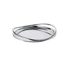 Custom-Size Polished Galvanized Metal Serving Tray <b>Shiny</b> Table <b>Top</b> Platter for Home Party Food Occasions Elegant Service Tray - Product Image 4