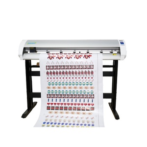 เครื่องตัดสติ๊กเกอร์อัตโนมัติแบบ Contour Die Cut พร้อมเซ็นเซอร์ออปติคอล สำหรับฉลากม้วน ไวนิล ป้ายโฆษณา ฟิล์ม PES แบบถ่ายโอนความร้อน และฟิล์มต่างๆ ด้วยระบบ <span class=keywords><strong>Plotter</strong></span> - Product Image 4