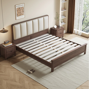 Nevan <strong>Chinese</strong> Modern Good Quality Plywood Panel Bedroom Set Storage Frame Luxury Solid Wood Cheap <strong>Platform</strong> Box <strong>Bed</strong> Design - Product Image 2