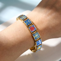 Bracelet à breloques italien personnalisé DIY sur le thème de la culture juive, Hanouka, en acier inoxydable, bracelet de montre, bijoux de mode pour femmes, cadeaux