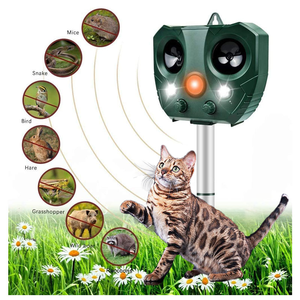 Sajzek, producto de venta superior, repelente de animales ultrasónico Solar para exteriores, <span class=keywords><strong>zorro</strong></span>, ratón, pájaro, Paloma, <span class=keywords><strong>Cuervo</strong></span>, perro, Animal salvaje, repelente de gatos - Product Image 1