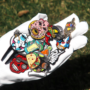 Golf Sang Trọng Phụ Kiện Quà Tặng Thiết Kế Mới Kim Loại Hat Clip Pitch Sửa Chữa Divot Công Cụ Bóng Đánh Dấu - Product Image 1