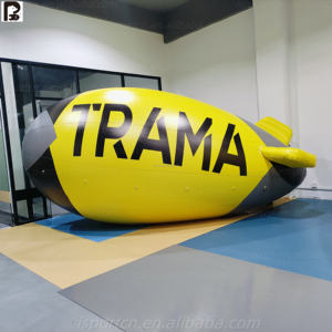 Publicidad de <span class=keywords><strong>globos</strong></span> de helio grandes inflables, dirigible de globo aerostático, dirigible de helio de 6m, dirigible de helio atado a Gas - Product Image 2