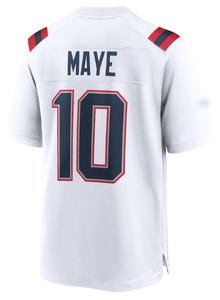 Сшитые американские футбольные майки 10 <span class=keywords><strong>Drake</strong></span> Maye 6 Christian Gonzalez 9 Matthew Judon 15 Elliott 7 Smith-Schuster - Product Image 2