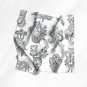 وشاح حريري أنيق مخصص للنساء خفيف الوزن مقاوم للتلاشي مطبوع مريح للارتداء على مدار العام اختيار عصري دائمًا - Product Image 5