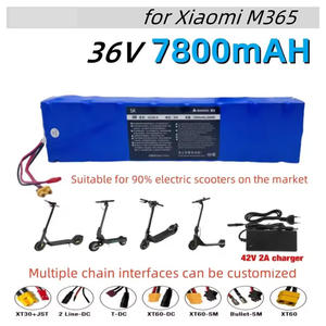 Fabrik-Großhandel 36V 10,4Ah Lithium-Akkupack für Xiaomi M365 Segway Elektroroller-Teile mit Intelligenter Kommunikation - Product Image 4